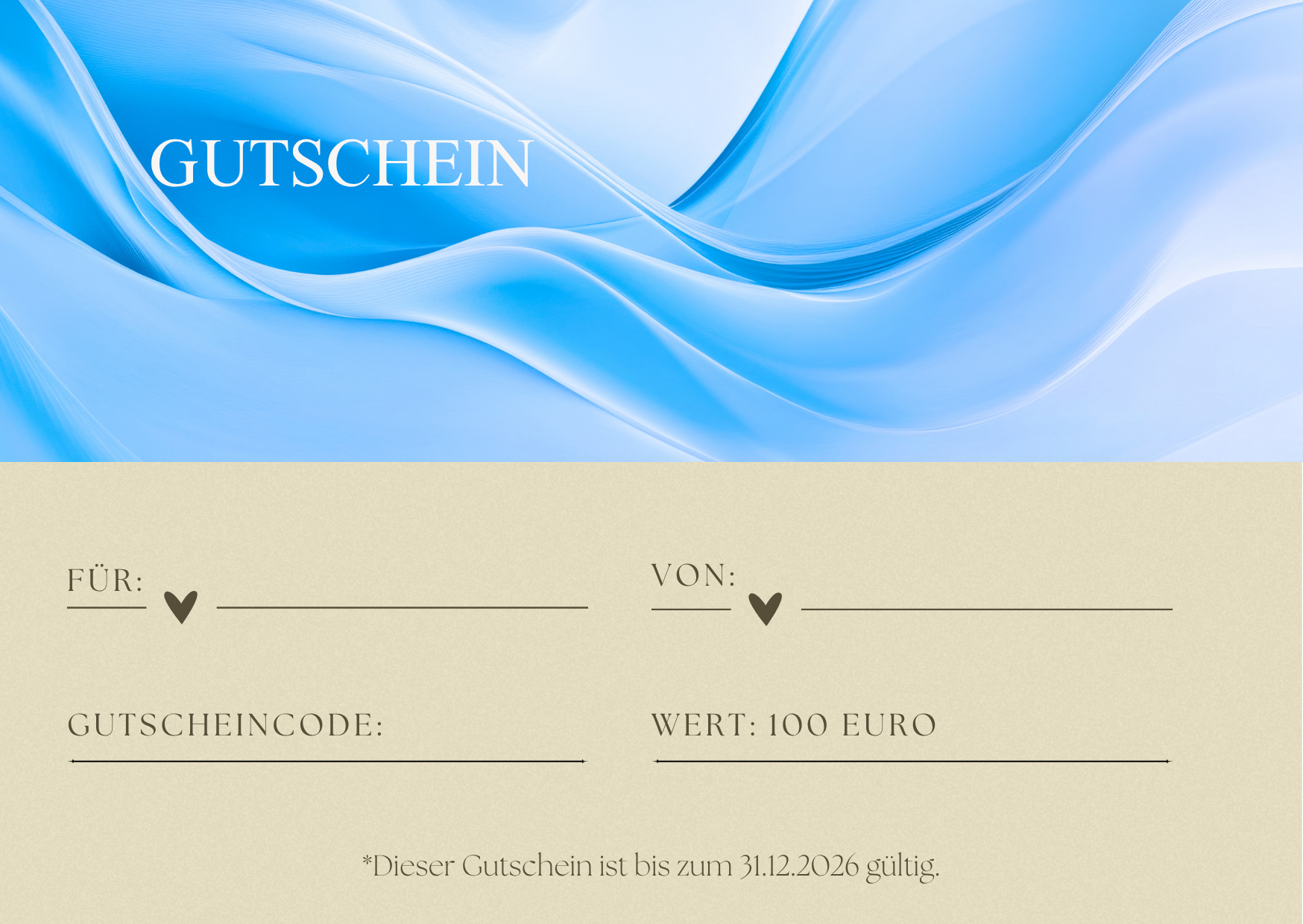 Gutschein 100 Euro